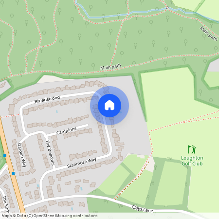 Broadstrood, Loughton, Essex, IG10