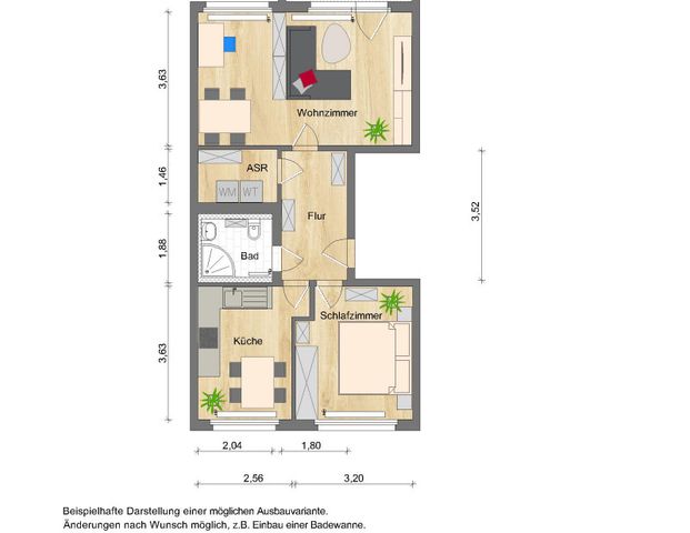 Wohnung Nr. 305/101/41 - Foto 1