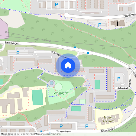 Notariebacken 7, Alby