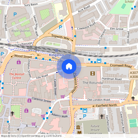 Comfort Studio at The Rex, 183 Clarence Street Kingston Upon Thames KT1