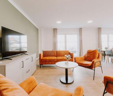 Barrierefreie 1-Zimmer-Wohnung mit Balkon– Betreutes Wohnen im „Sch... - Photo 4