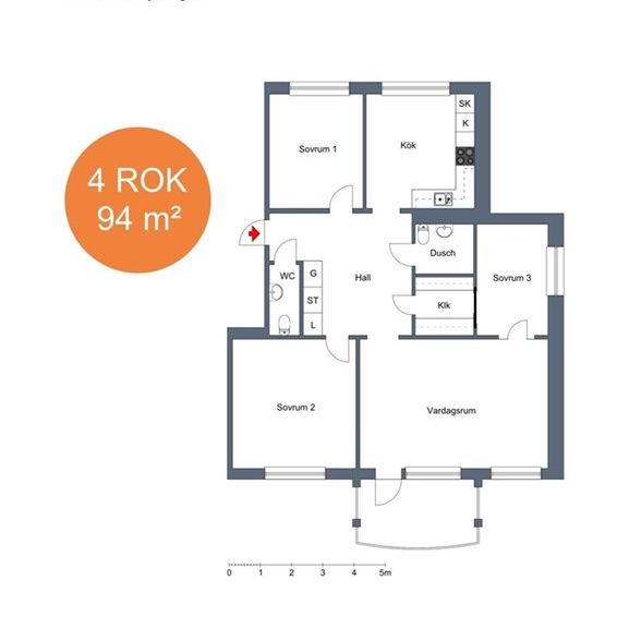 Klövjevägen 23 - Foto 1