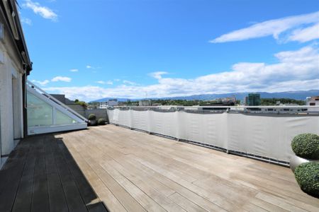 Appartement duplex en attique de 4,5 pièces avec balcon et terrasse en toiture aux Acacias - Photo 4