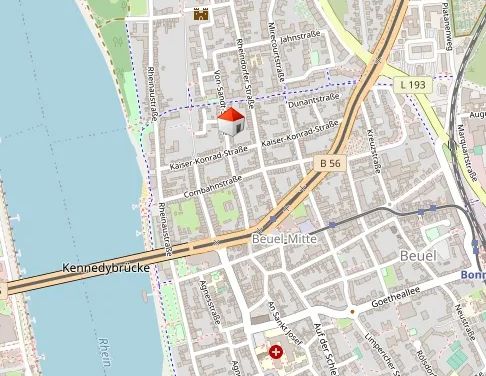 Helle, moderne Single-Wohnung in Bonn Beuel mit Einbauküche - Photo 1