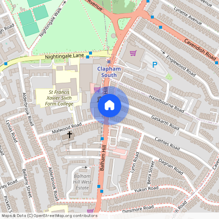 Flat 1, 53-55 Balham Hill, London, Epsom