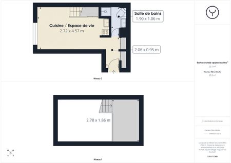 Bail code civil - Studio avec mezzanine en rez-de-chaussée - Photo 5