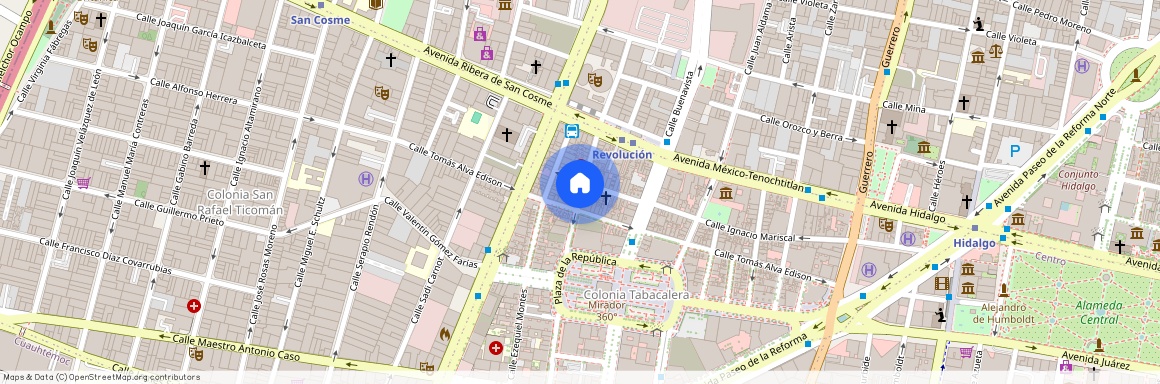 Renta de departamento José María iglesias, Colonia Tabacalera, C.P. 06030, Df / Cdmx