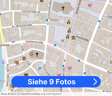 Schöne DG-Wohnung Lübeck-Innenstadt - Foto 1