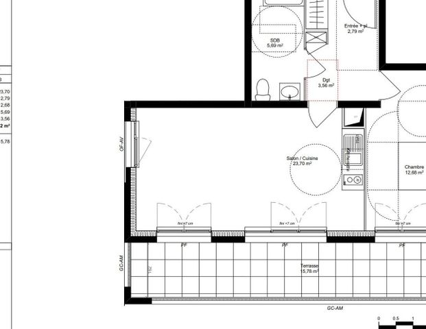 location Appartement T2 DE 48.42m² À ARPAJON - Photo 1