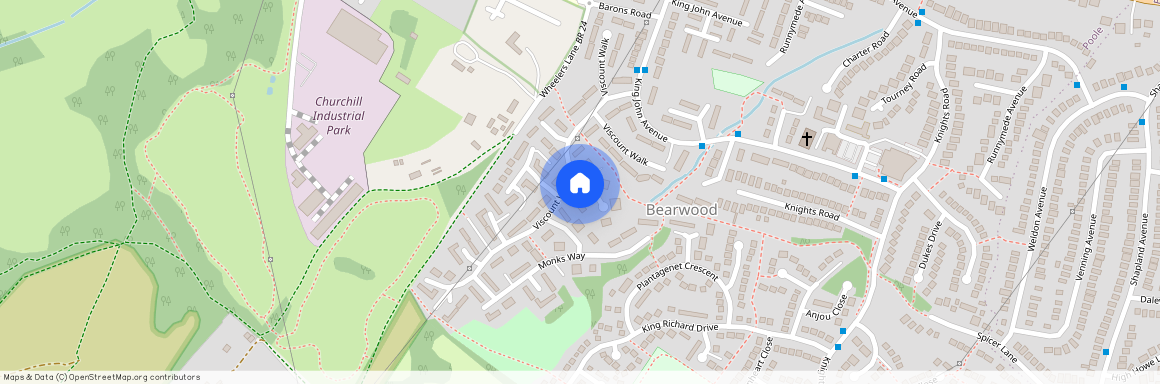 Viscount Walk, Bearwood, Bournemouth, BH11