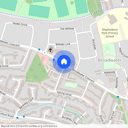 Broadwater Crescent, Stevenage, Hertfordshire, SG2