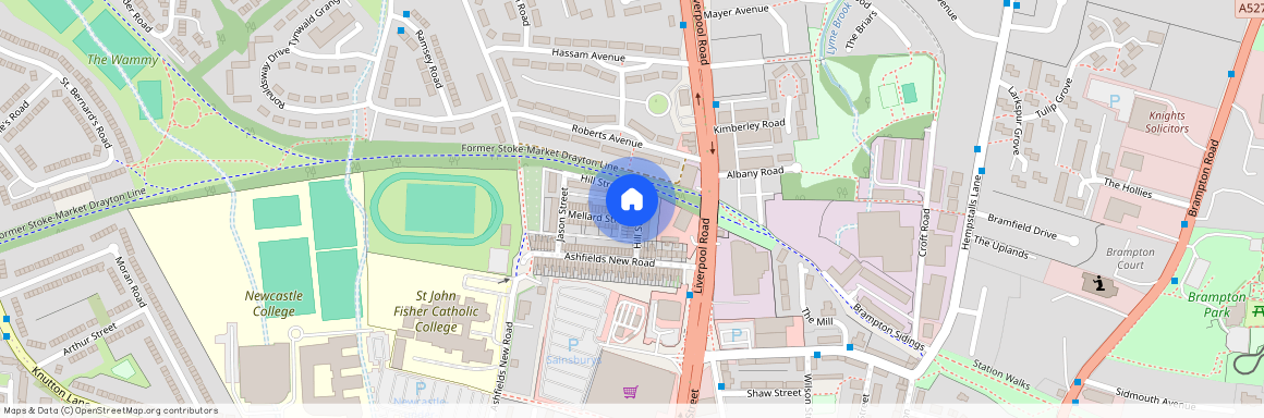 Hill Street, Newcastle-under-Lyme, ST5