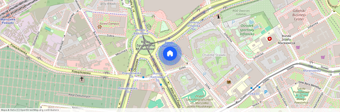 ul. Inflancka, Muranów, Śródmieście, Warszawa, mazowieckie