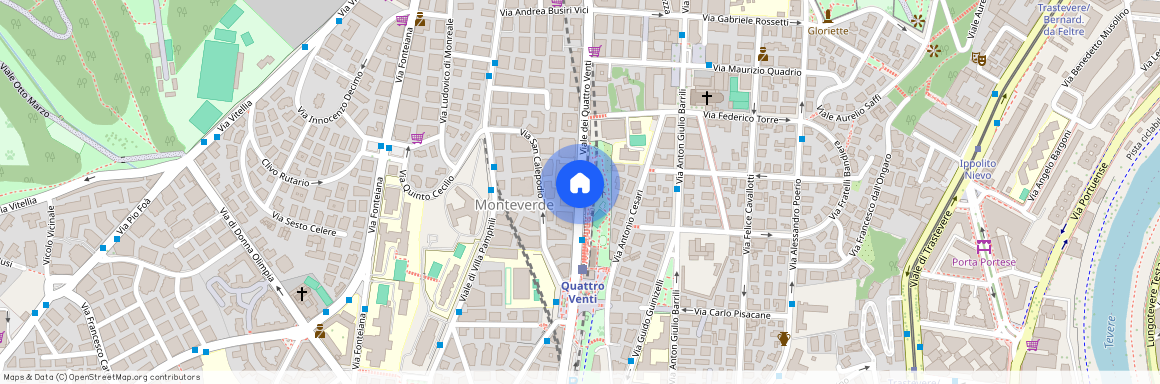 Roma, Viale dei Quattro Venti - Monteverde Vecchio Pamphili