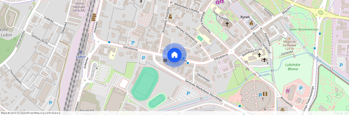 ul. Odrodzenia, Lubin, lubiński, dolnośląskie