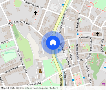 Dachgeschosswohnung in Auerbach - Foto 1