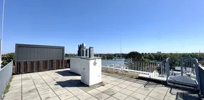Penthouse mit Donaublick und 360 Grad Dachterrasse - direkt an der Alten Dona - Foto 2