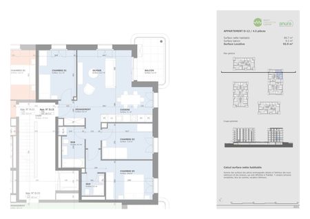 4.5 Zimmer, 85 m², 1. Stock - Photo 2