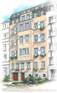 Goethestr. 69, Wohnung 7 ~~~ Balkon, Haus mit Aufzug, Bad mit Badewanne und Dusche, Abstellraum, Keller - Photo 1