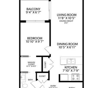 1 Bedroom and Den By Brighouse Station - Mandarin Residences - Photo 4