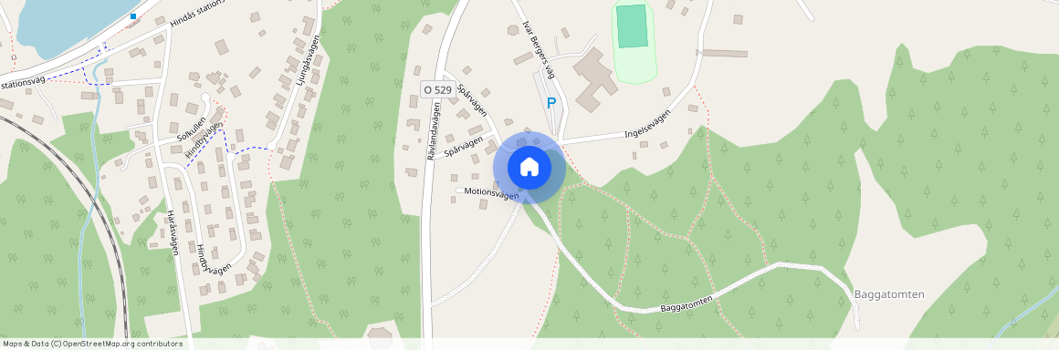 Motionsvägen, Hindås