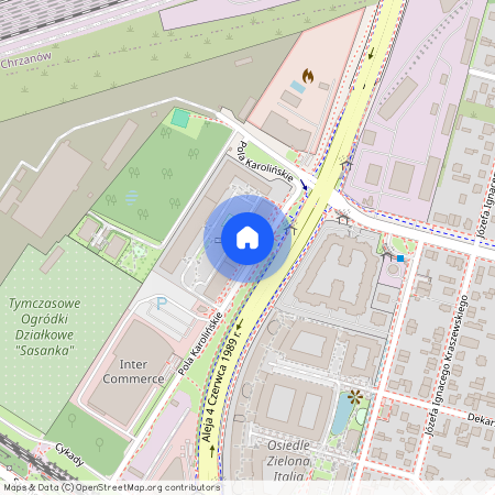 pola karolinskie 2a, Nowe Włochy, Włochy, Warszawa, mazowieckie