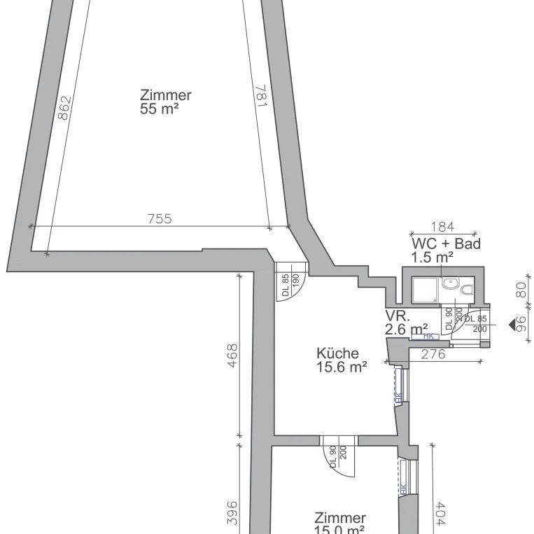2-Zimmer-Wohnung in der Innenstadt - Provisionsfrei - Photo 2