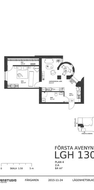 Första Avenyen 2 B - Foto 1