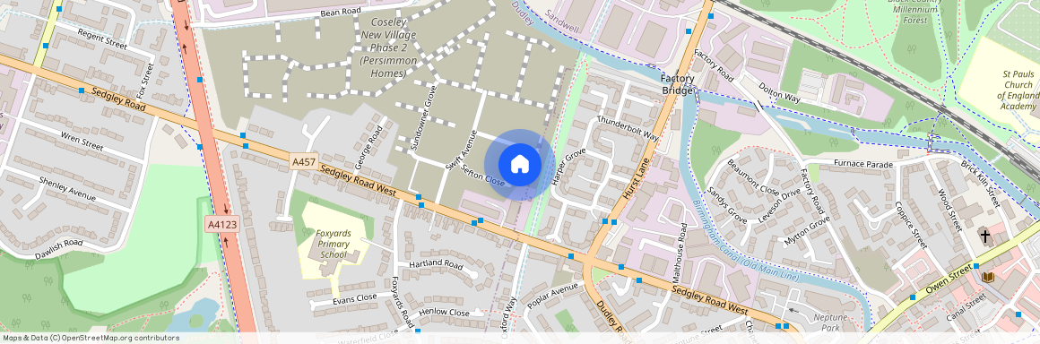 Sir Galahad Walk, Tipton