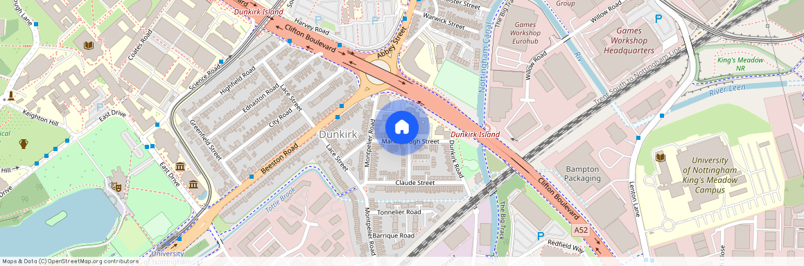 Marlborough Street - Copy, Dunkirk, East Midlands, NG7