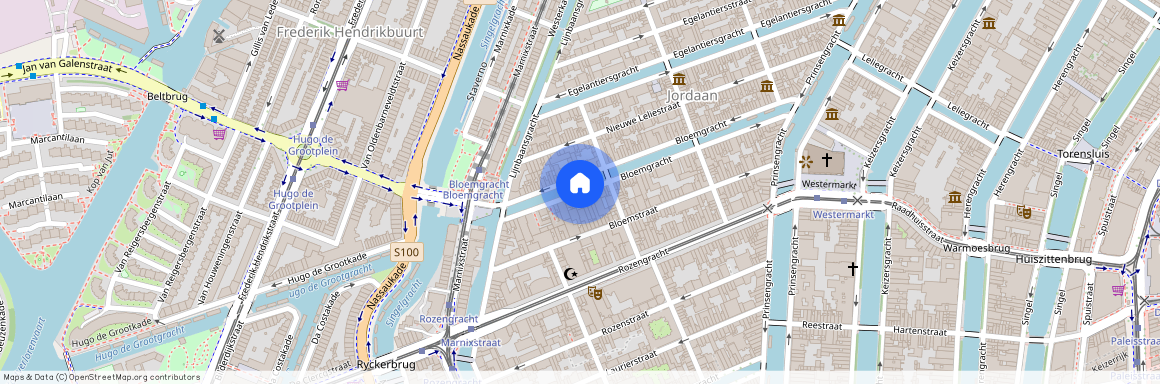 Jordaan, 1016 KK, Bloemgracht, Amsterdam