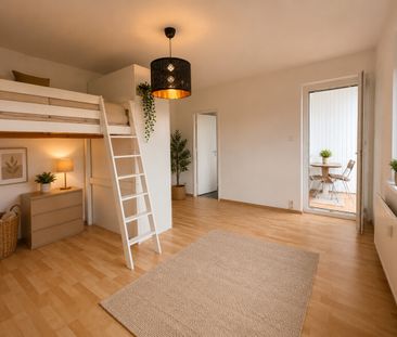 Singlewohnung mit Aussicht und Balkon - Foto 2