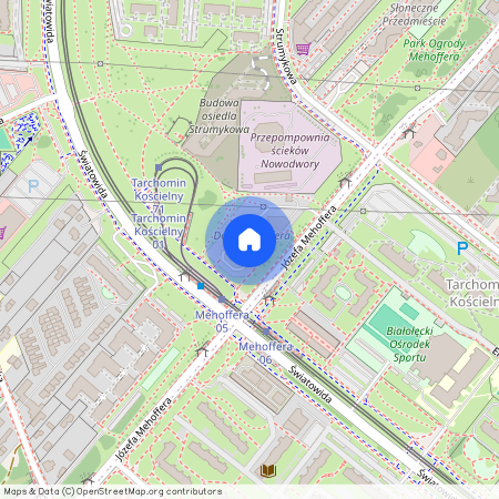 ul. Józefa Mehoffera, Nowodwory, Białołęka, Warszawa, mazowieckie