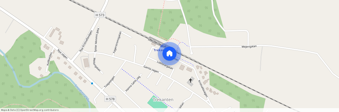 Lokförargatan, Trekanten
