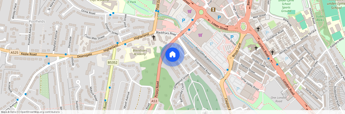 off Limewood Grove, Newcastle ST5