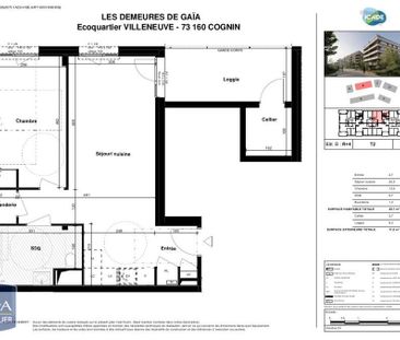 Location Appartement 2 pièces 49m² COGNIN 73160 - Photo 2