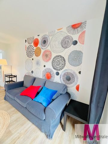 Modernes Wohnen mit Garten – Stilvoll möblierte 2-Zimmerwohnung in zentraler Lage Nürnbergs - Photo 2