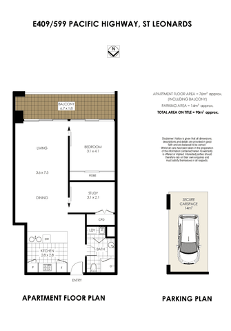 E409/599 Pacific Highway, St Leonards NSW 2065 - Apartment For Rent | Domain - Photo 4