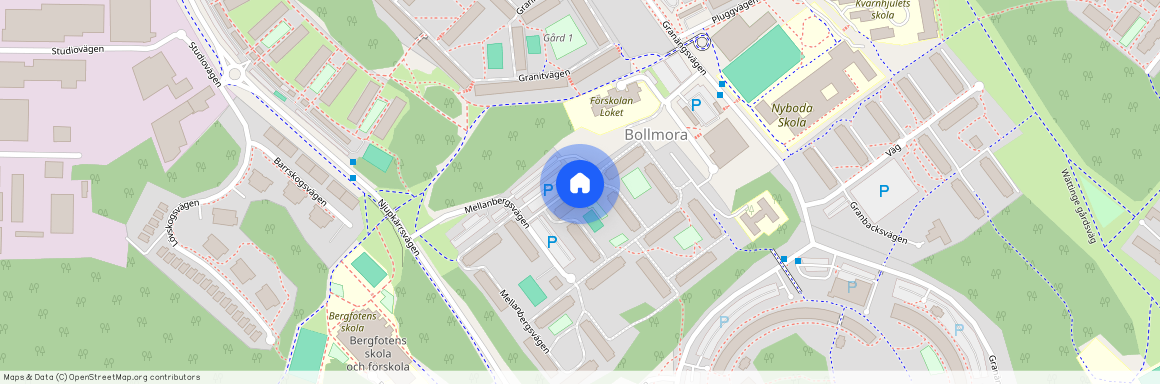 Bollmora, Tyresö, Stockholm, Mellanbergsvägen 19