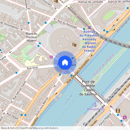 Rue de Boulainvilliers, Francja, Paris