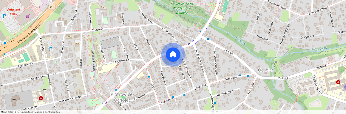 ul. Juliusza Kossaka, Piotrowice-Ochojec, Katowice, śląskie