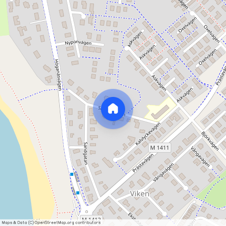 Sandåsvägen, Viken