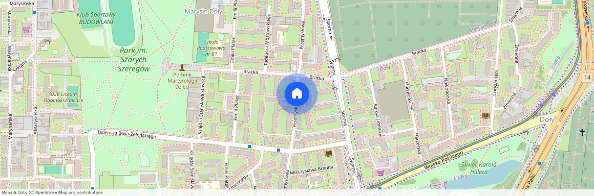 ul. Przemysłowa, Marysin Doły, Bałuty, Łódź, łódzkie