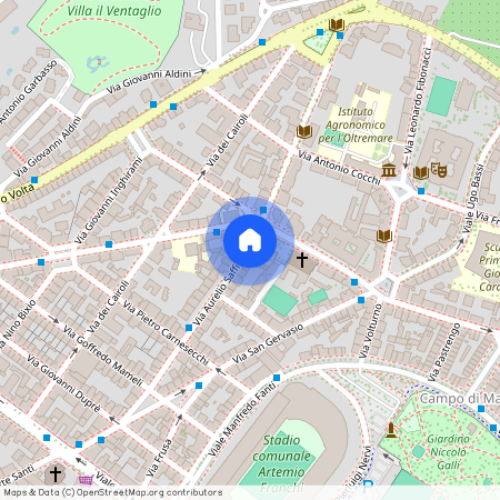 Via Saffi 34 firenze, Campo di Marte