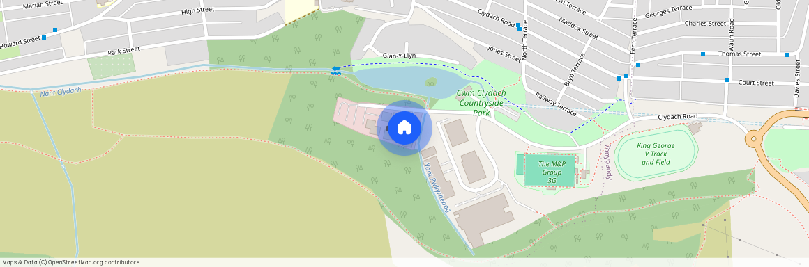 Glamorgan Terrace, Llwynypia, Rhonnda Cynon Taff.