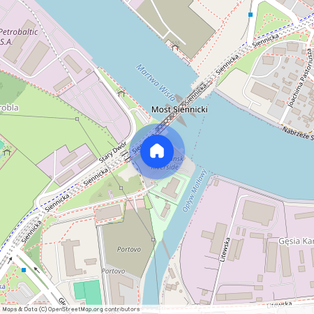 ul. Siennicka, Śródmieście, Gdańsk, pomorskie