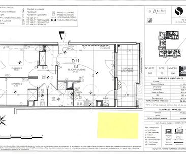 Location Appartement 3 pièces 62m² - Photo 1