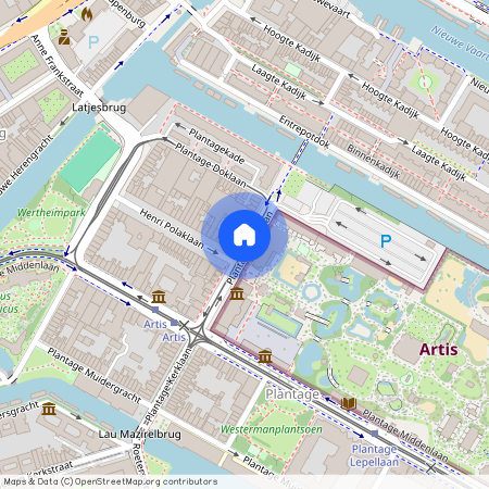 Weesperbuurt/Plantage, 1018 CW, Plantage Kerklaan, Amsterdam