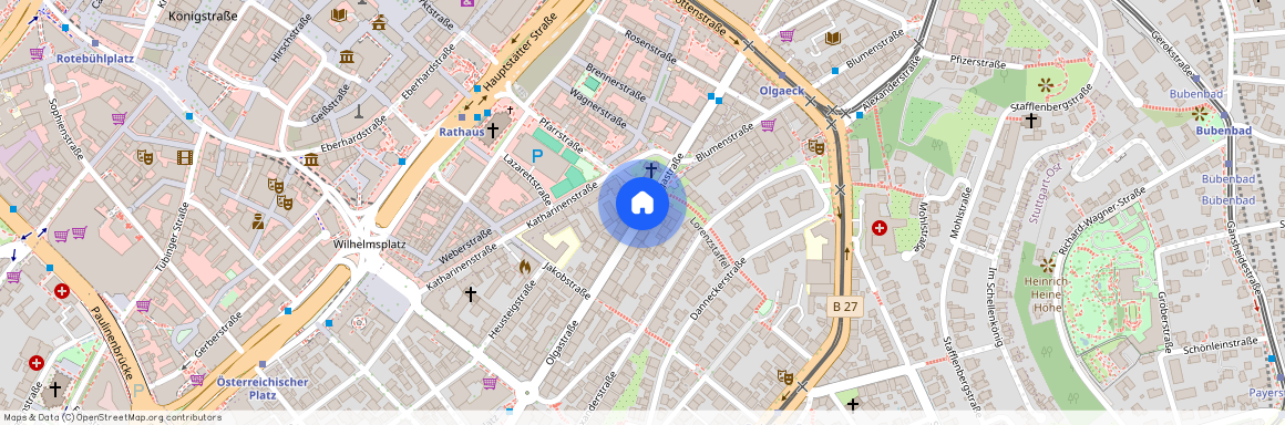 Olgastraße, 70182 Stuttgart - Stuttgart-Mitte