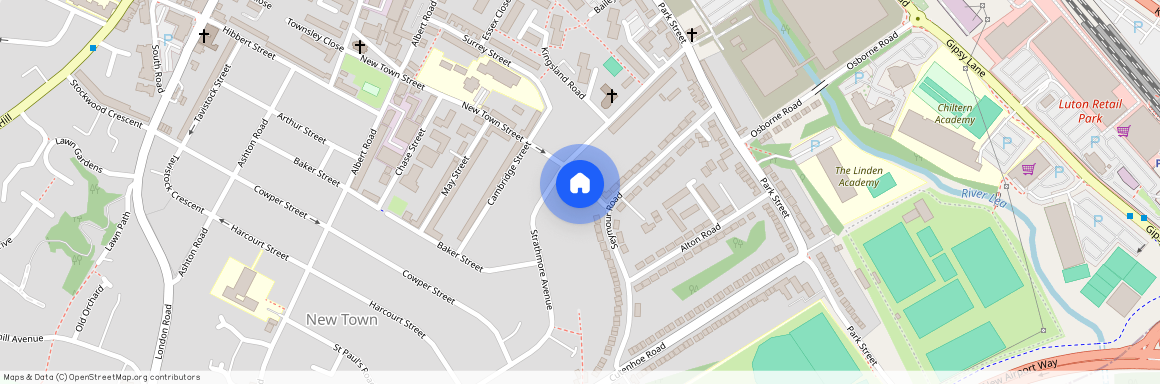 2-Bed Flat on Seymour Ave, Luton, Bedfordshire, LU1